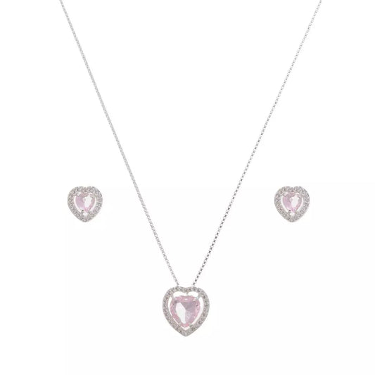 conjunto colar e brinco